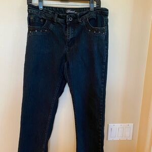 DANIELS 5 POCKET STRETCH JEANS RHINESTONE RIVETS